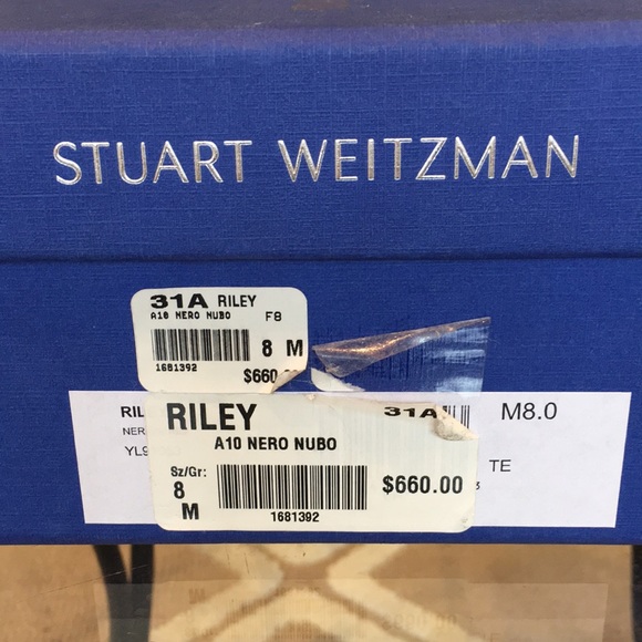 Stuart Weitzman Riley Ankle Zip Up Bootie with Lug Sole Black Size 8. Like New! - Picture 13 of 16